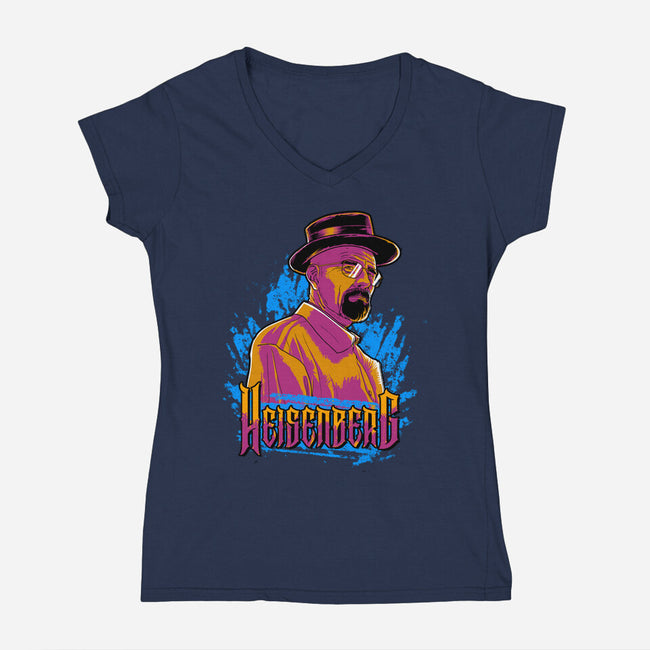 Cook Of The Crystals-Womens-V-Neck-Tee-Diego Oliver