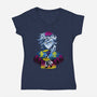Second Highers-Mon-Womens-V-Neck-Tee-hypertwenty