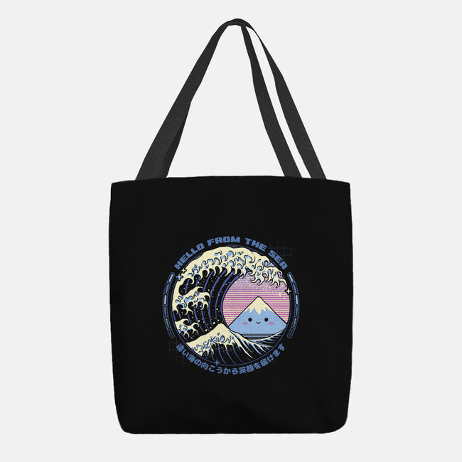 Hello Wave-None-Basic Tote-Bag-StudioM6