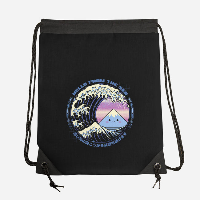 Hello Wave-None-Drawstring-Bag-StudioM6