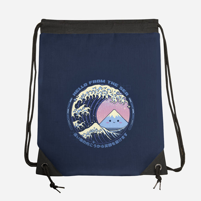 Hello Wave-None-Drawstring-Bag-StudioM6