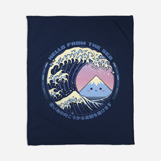 Hello Wave-None-Fleece-Blanket-StudioM6