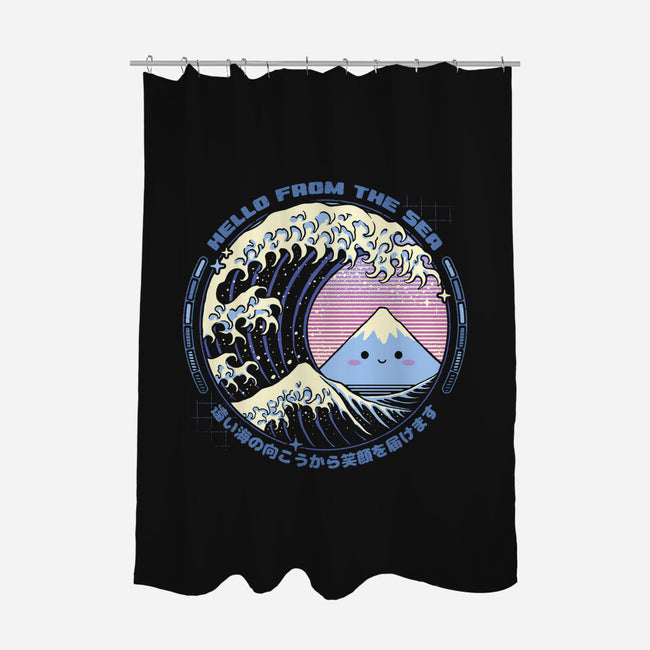Hello Wave-None-Polyester-Shower Curtain-StudioM6