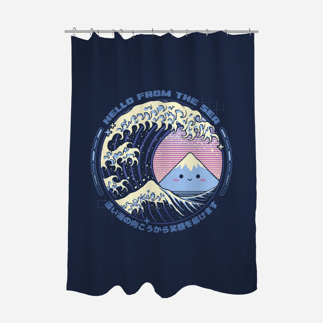 Hello Wave-None-Polyester-Shower Curtain-StudioM6