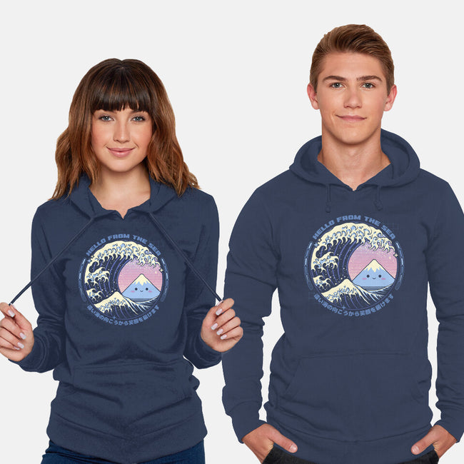 Hello Wave-Unisex-Pullover-Sweatshirt-StudioM6