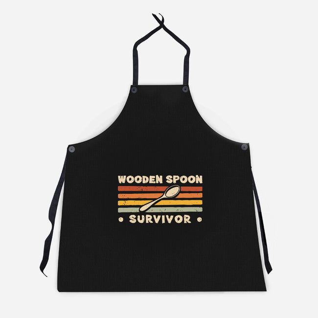 Wooden Spoon Survivor-Unisex-Kitchen-Apron-retrodivision