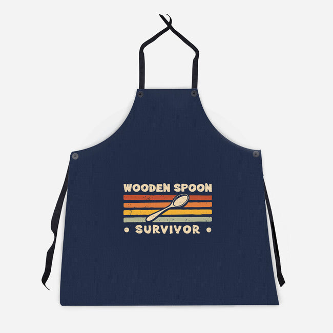 Wooden Spoon Survivor-Unisex-Kitchen-Apron-retrodivision