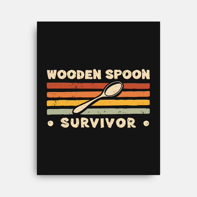 Wooden Spoon Survivor-None-Stretched-Canvas-retrodivision