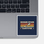 Wooden Spoon Survivor-None-Glossy-Sticker-retrodivision