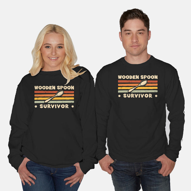 Wooden Spoon Survivor-Unisex-Crew Neck-Sweatshirt-retrodivision