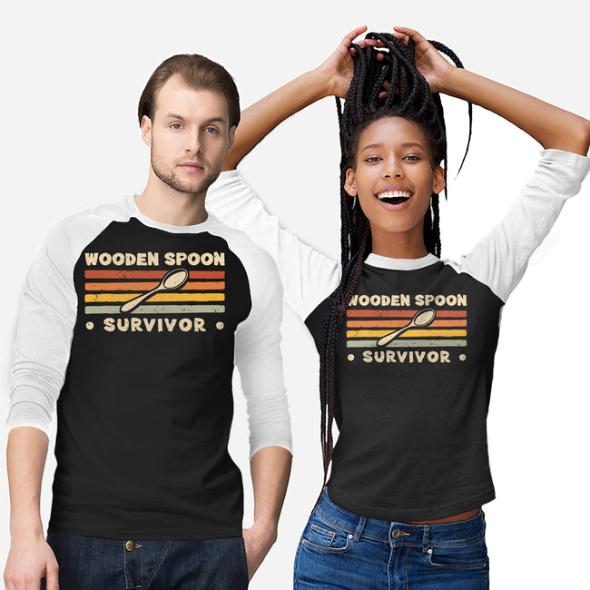 Wooden Spoon Survivor-Unisex-Baseball-Tee-retrodivision