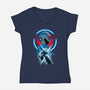 Mega X-Womens-V-Neck-Tee-rmatix