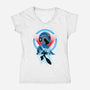 Mega X-Womens-V-Neck-Tee-rmatix