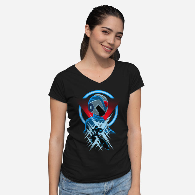 Mega X-Womens-V-Neck-Tee-rmatix