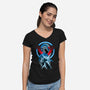 Mega X-Womens-V-Neck-Tee-rmatix