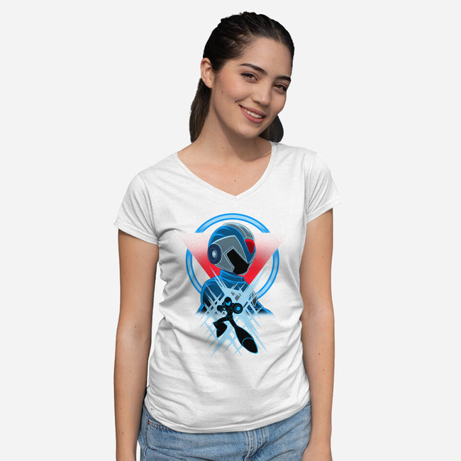 Mega X-Womens-V-Neck-Tee-rmatix