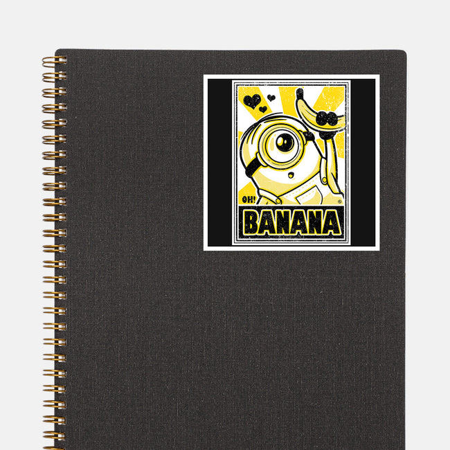 Oh Banana-None-Glossy-Sticker-FernandoSala
