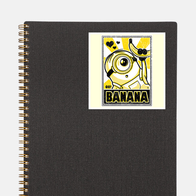 Oh Banana-None-Glossy-Sticker-FernandoSala