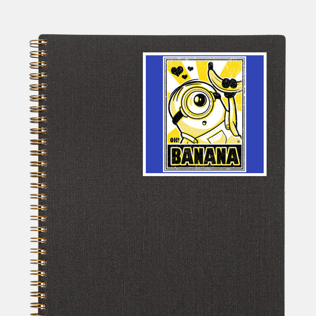 Oh Banana-None-Glossy-Sticker-FernandoSala