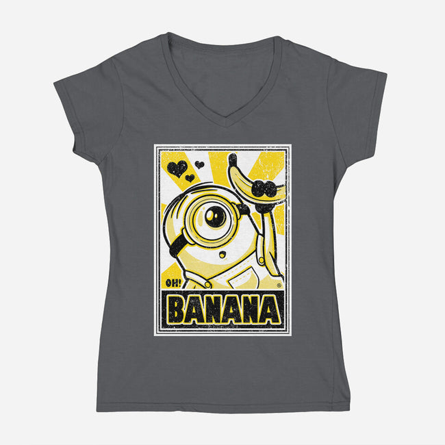 Oh Banana-Womens-V-Neck-Tee-FernandoSala