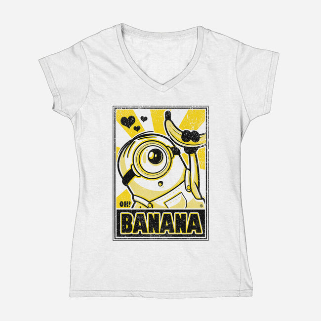 Oh Banana-Womens-V-Neck-Tee-FernandoSala