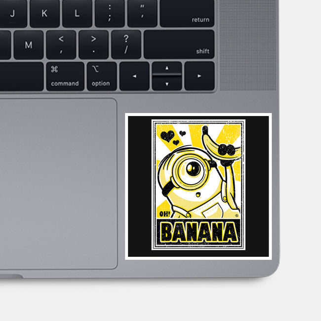 Oh Banana-None-Glossy-Sticker-FernandoSala