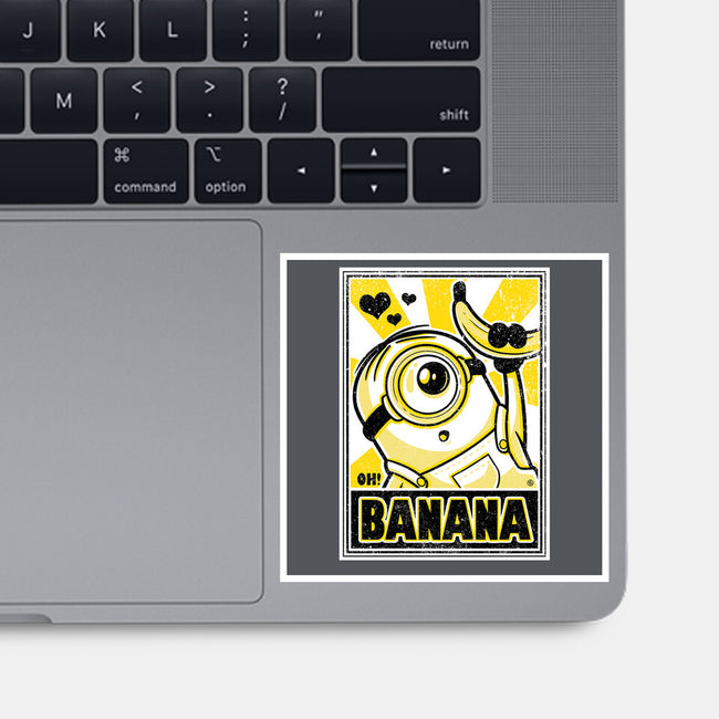 Oh Banana-None-Glossy-Sticker-FernandoSala