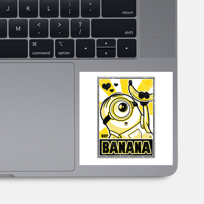Oh Banana-None-Glossy-Sticker-FernandoSala