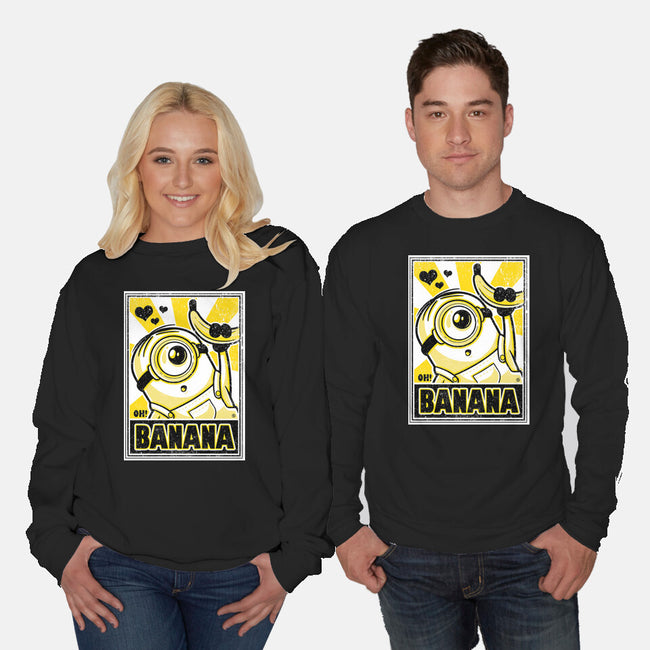Oh Banana-Unisex-Crew Neck-Sweatshirt-FernandoSala