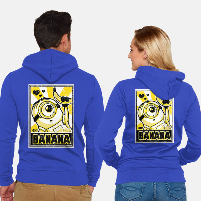 Oh Banana-Unisex-Zip-Up-Sweatshirt-FernandoSala