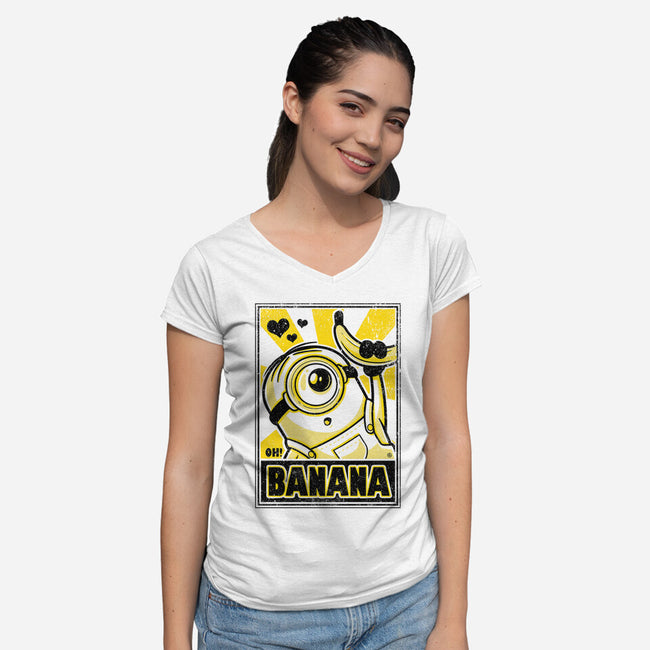 Oh Banana-Womens-V-Neck-Tee-FernandoSala