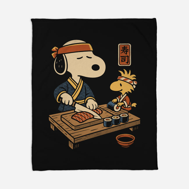 Sushi Tomodachi Club-None-Fleece-Blanket-Popnotic