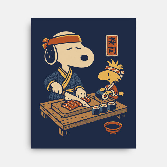 Sushi Tomodachi Club-None-Stretched-Canvas-Popnotic