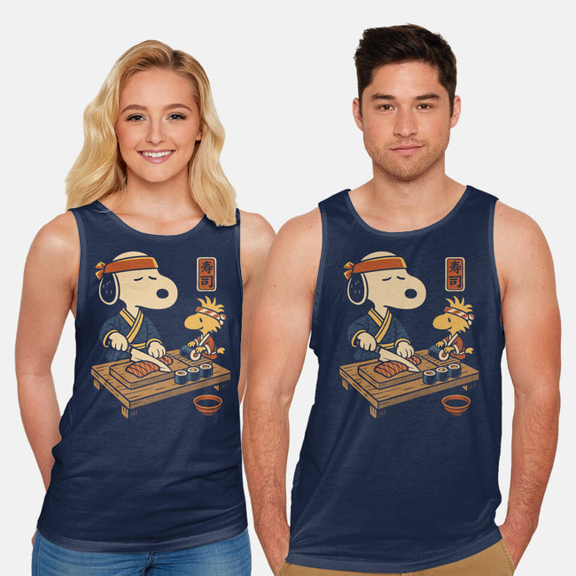 Sushi Tomodachi Club-Unisex-Basic-Tank-Popnotic