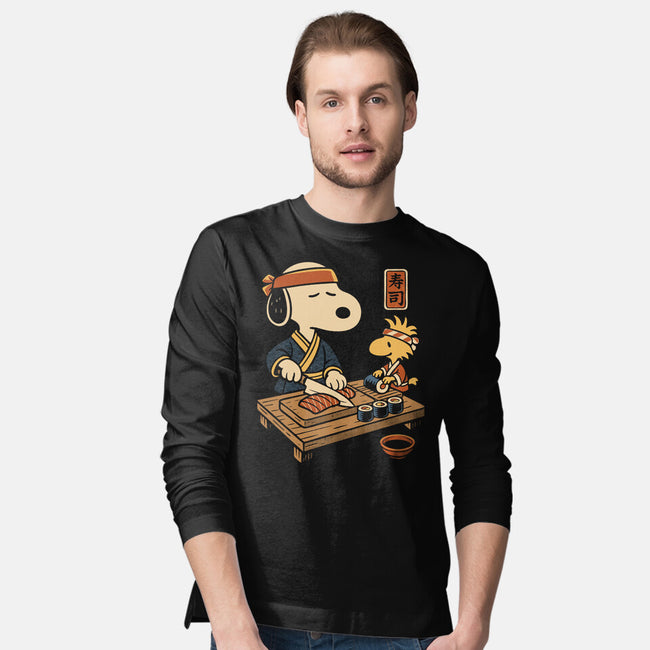 Sushi Tomodachi Club-Mens-Long Sleeved-Tee-Popnotic