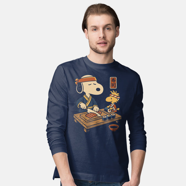 Sushi Tomodachi Club-Mens-Long Sleeved-Tee-Popnotic