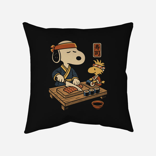 Sushi Tomodachi Club-None-Removable Cover w Insert-Throw Pillow-Popnotic
