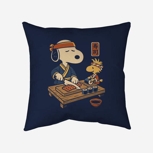 Sushi Tomodachi Club-None-Removable Cover w Insert-Throw Pillow-Popnotic