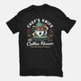 Chefs Knife Coffee Crest-Mens-Basic-Tee-LAGELANTEE