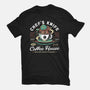 Chefs Knife Coffee Crest-Mens-Heavyweight-Tee-LAGELANTEE