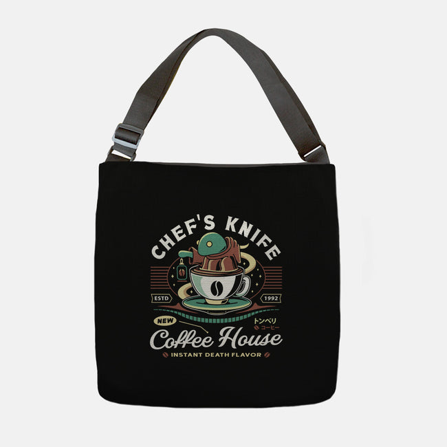 Chefs Knife Coffee Crest-None-Adjustable Tote-Bag-LAGELANTEE