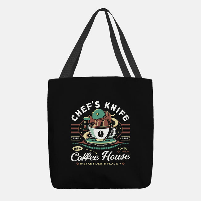Chefs Knife Coffee Crest-None-Basic Tote-Bag-LAGELANTEE