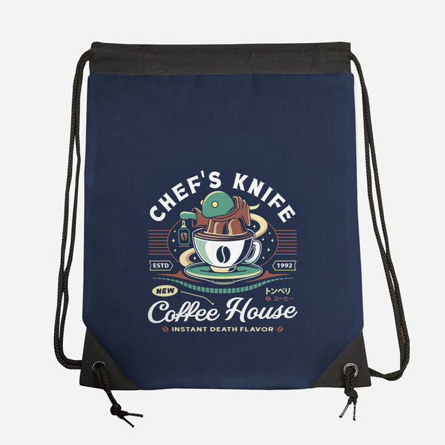Chefs Knife Coffee Crest-None-Drawstring-Bag-LAGELANTEE