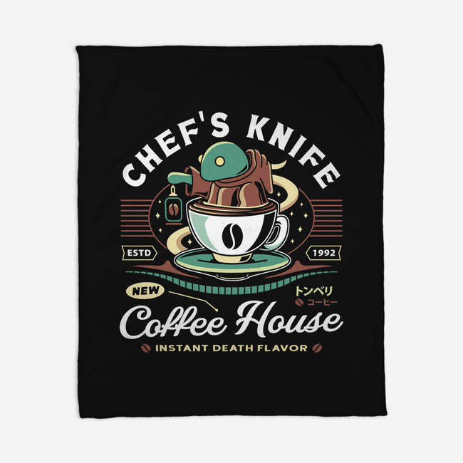 Chefs Knife Coffee Crest-None-Fleece-Blanket-LAGELANTEE