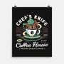 Chefs Knife Coffee Crest-None-Matte-Poster-LAGELANTEE