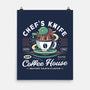 Chefs Knife Coffee Crest-None-Matte-Poster-LAGELANTEE