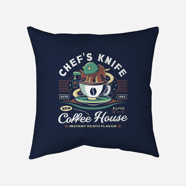 Chefs Knife Coffee Crest-None-Removable Cover w Insert-Throw Pillow-LAGELANTEE