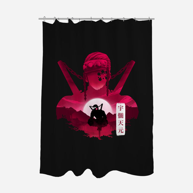 Sound Hashira-None-Polyester-Shower Curtain-Dixie Z