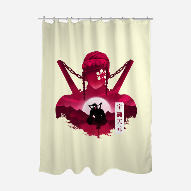 Sound Hashira-None-Polyester-Shower Curtain-Dixie Z