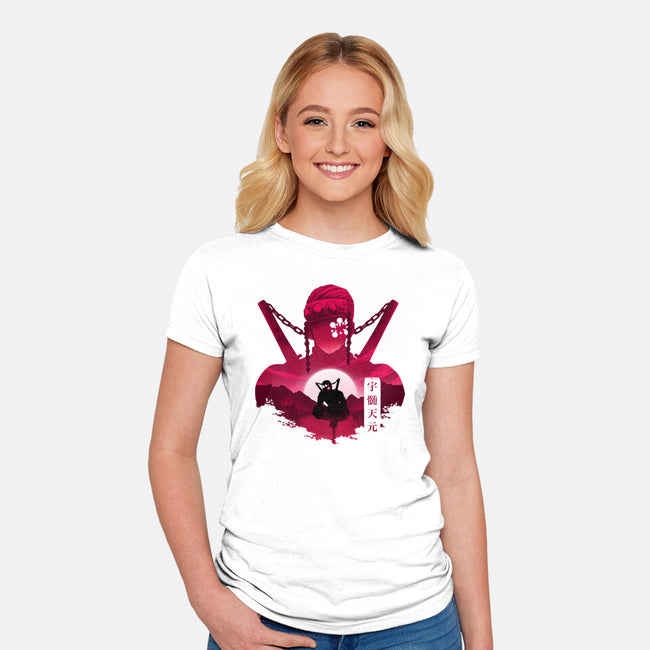 Sound Hashira-Womens-Fitted-Tee-Dixie Z